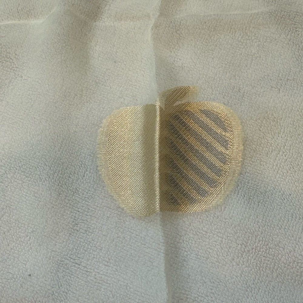 Coach Cream Scarf with Blue and Brown Accents - Picture 4 of 9